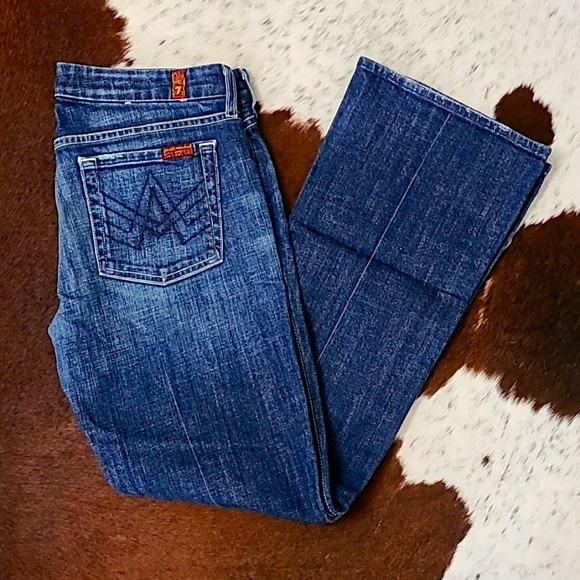 7 For All Mankind "A" Pocket Style Jeans - Picture 1 of 7